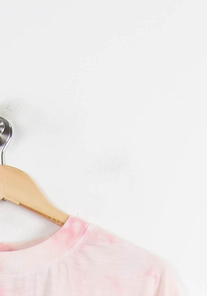 Tee-shirt Rose et Blanc - Taille S/36