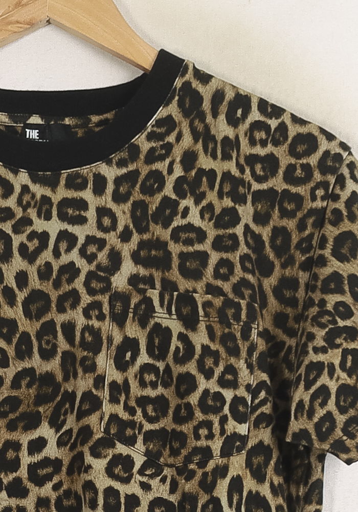 Tee-shirt Léopard Marron et Noir - Taille M/38