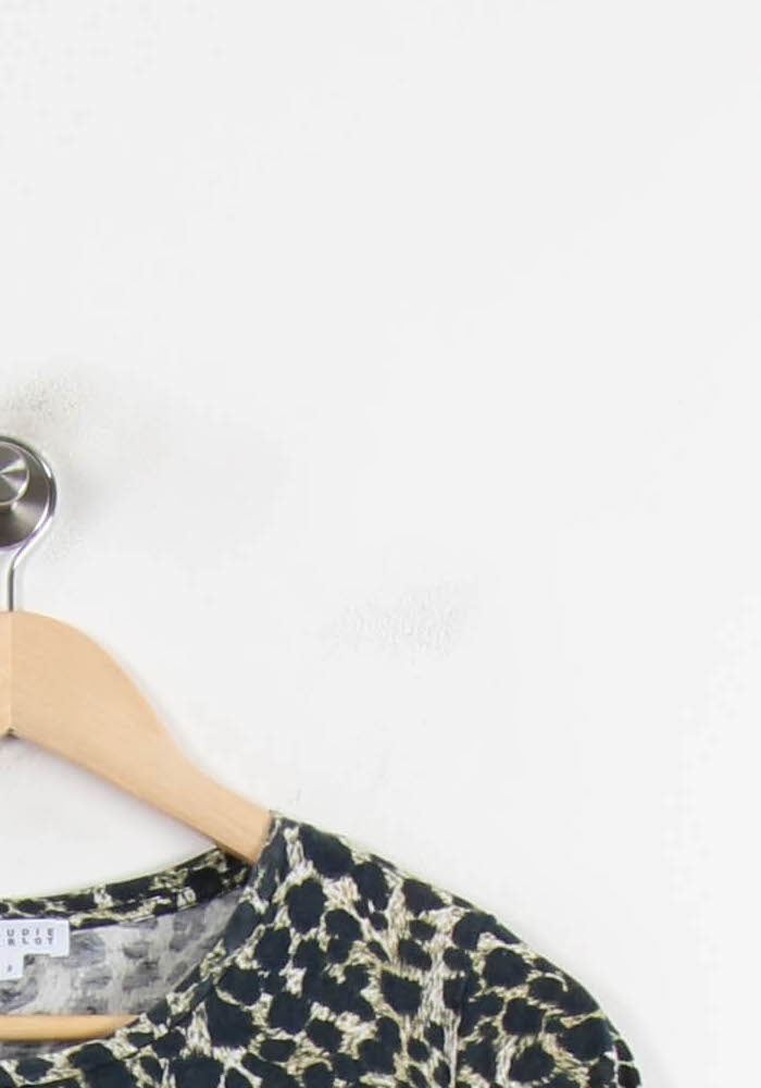 Tee-shirt Léopard et Doré - Taille M/38