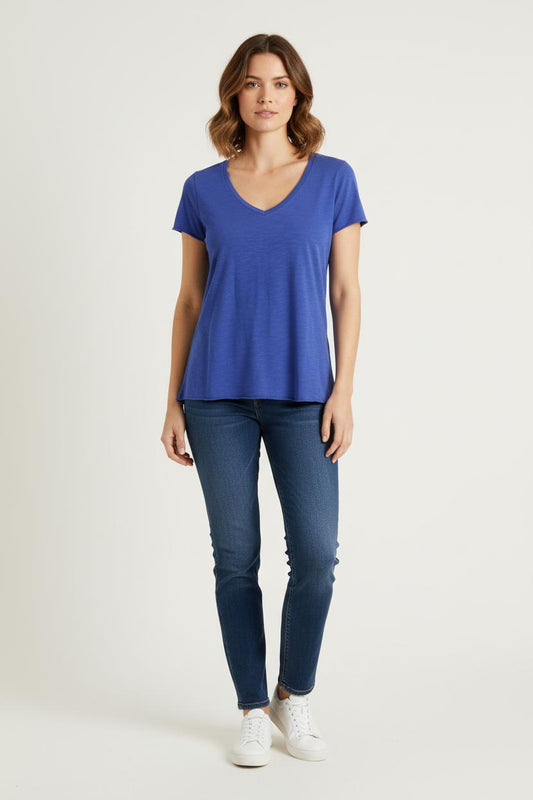 Tee-shirt Bleu - Taille XS/34