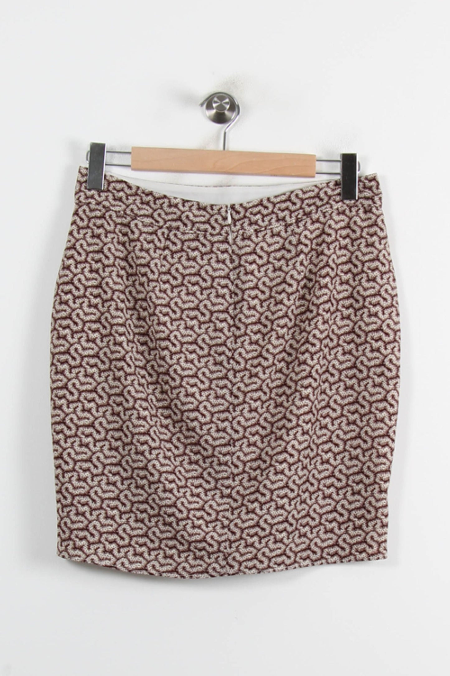 Jupe Courte Marron et Beige - Taille M/38