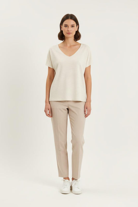 T-shirt beige - Taille S/36