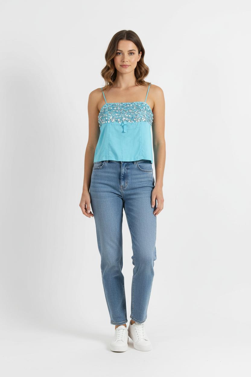 Débardeur Bleu - Taille M/38