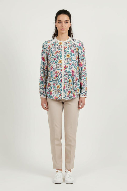 Blouse multicolore - Taille S/36