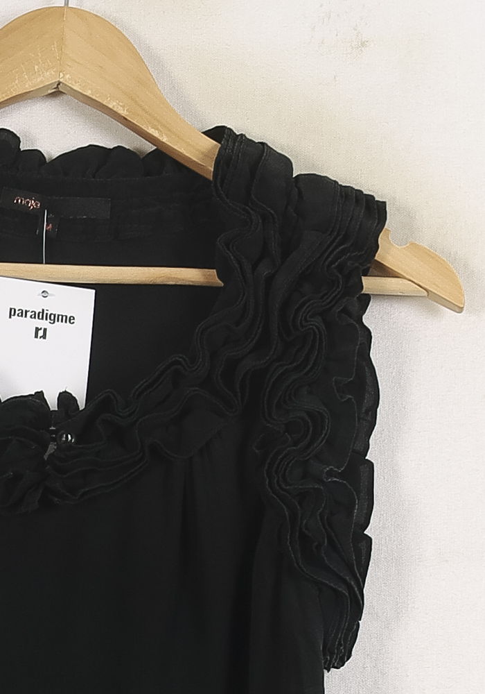 Top Sans Manches Noir - Taille M/38