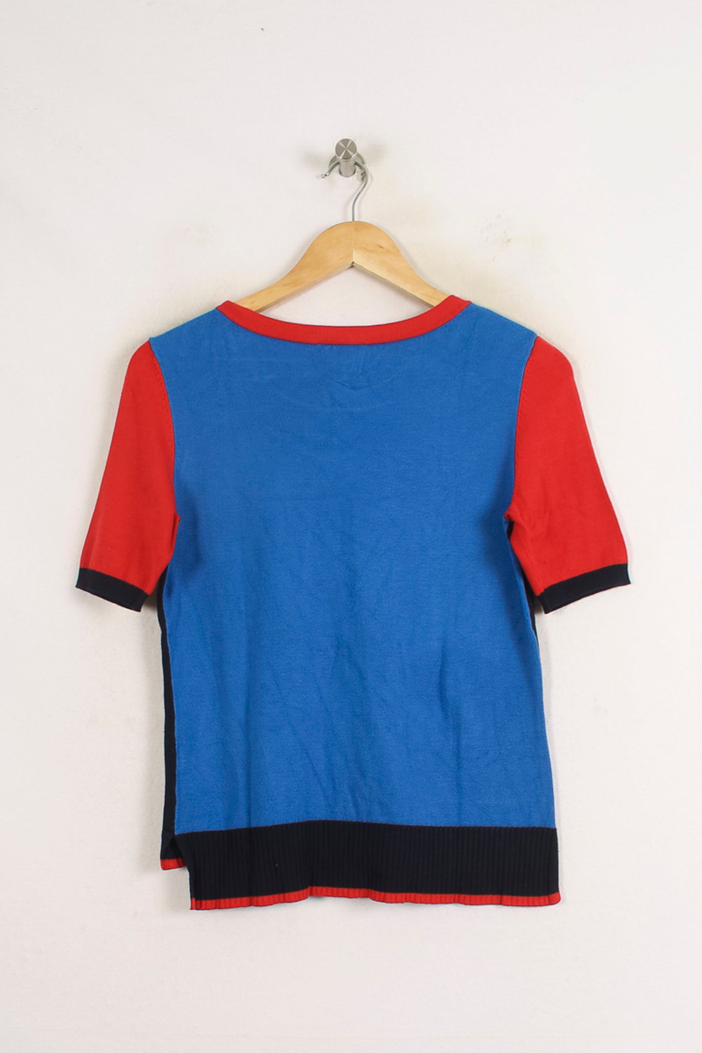 Pull Bleu et Rouge - Taille S/36