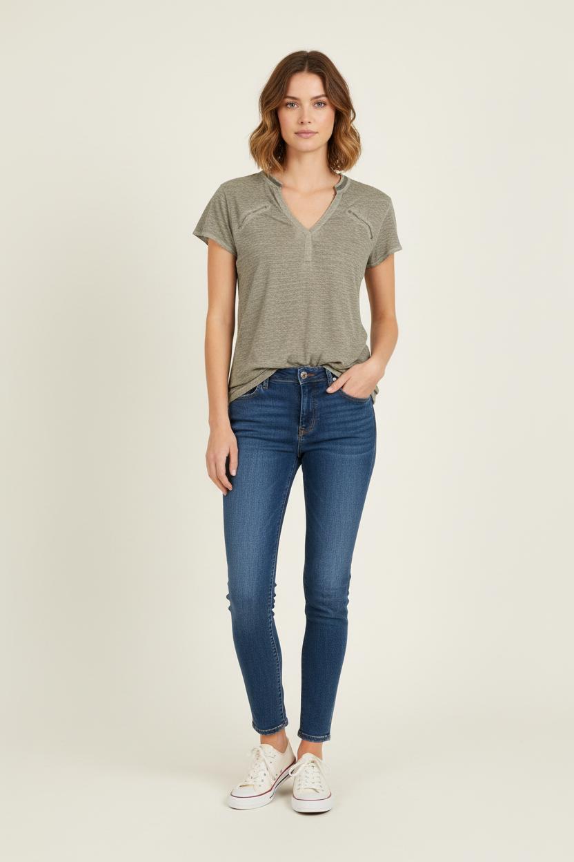 Tee-shirt Gris - Taille M/38