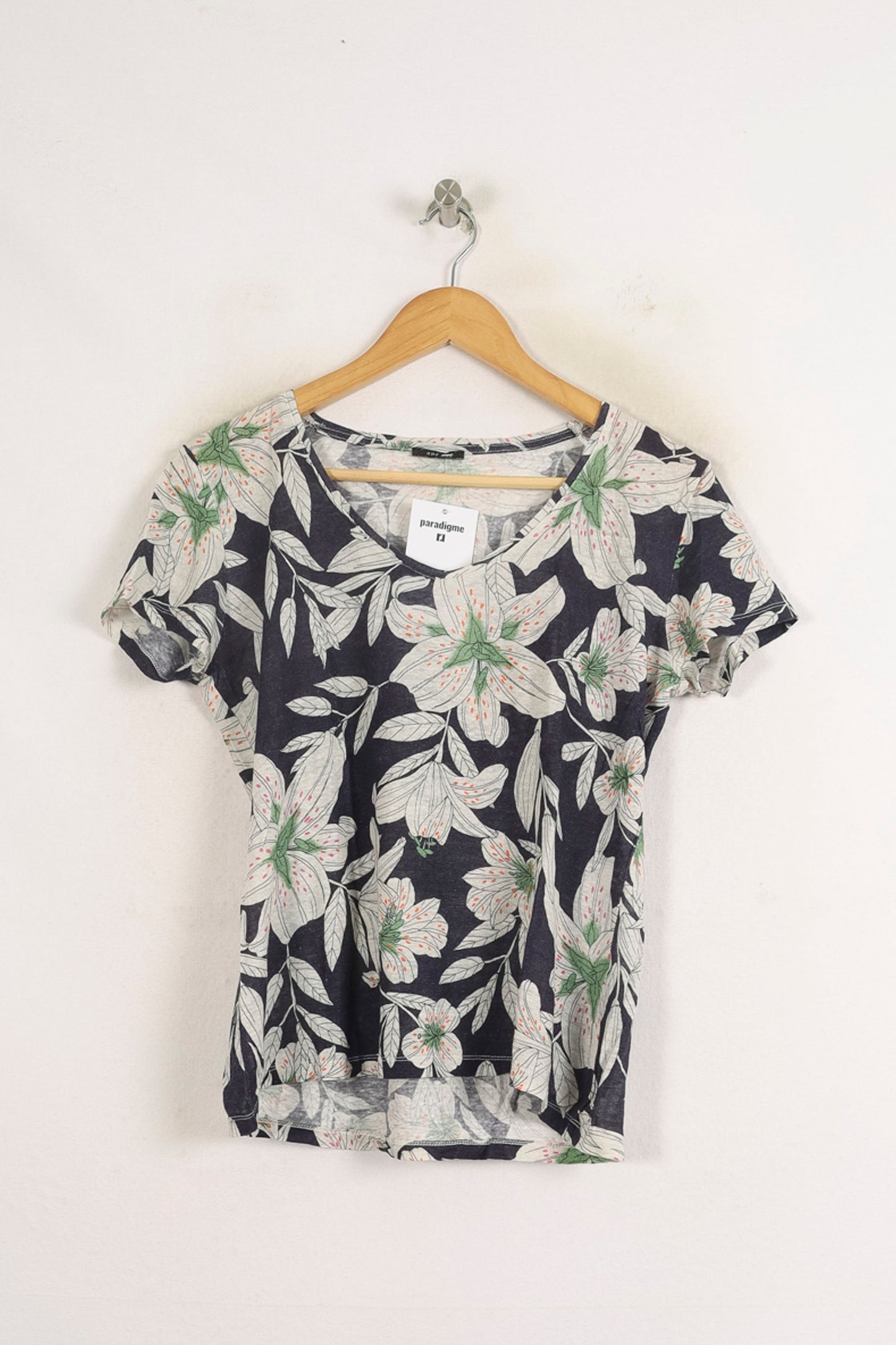 Tee-shirt Bleu et Blanc - Taille L/40