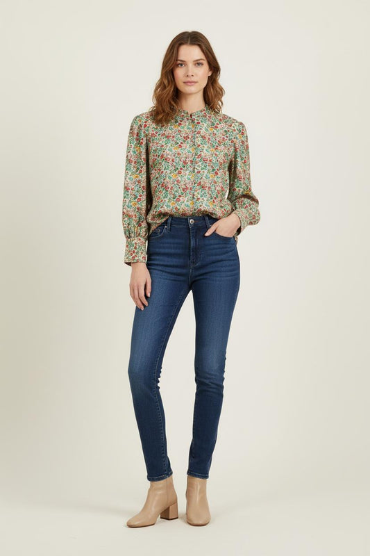 Blouse multicolore - Taille M/38