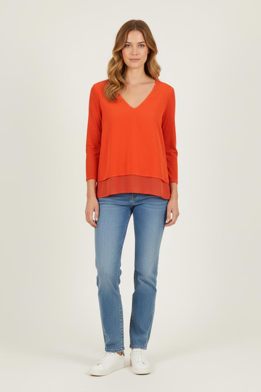 Blouse Rouge - Taille L/40