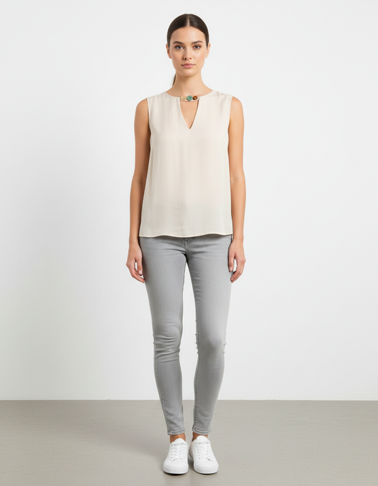 Débardeur Blanc - Taille M/38