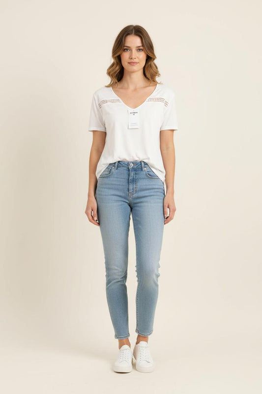 Tee-shirt Blanc - Taille XL/42