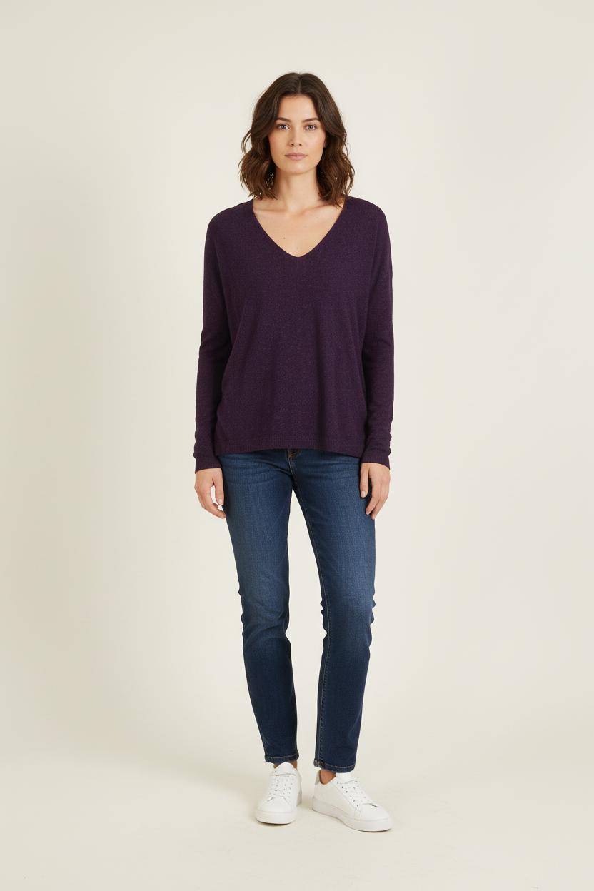 Pull Violet - Taille M/38