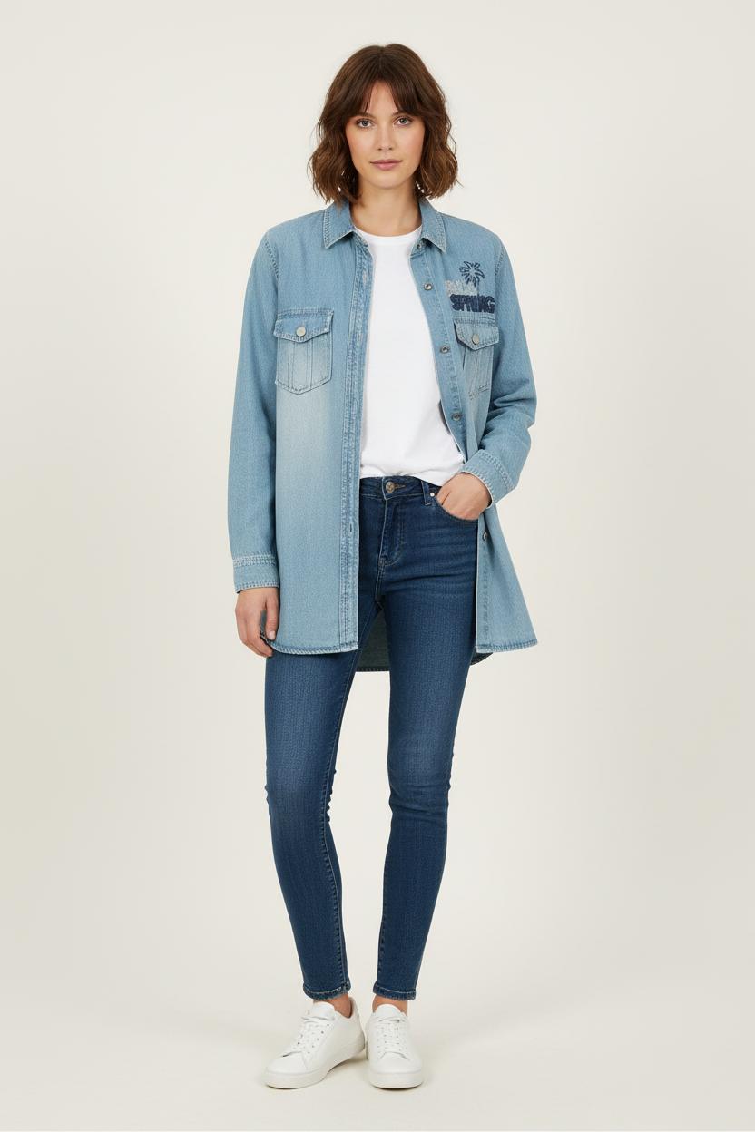 Surchemise Bleu - Taille S/36