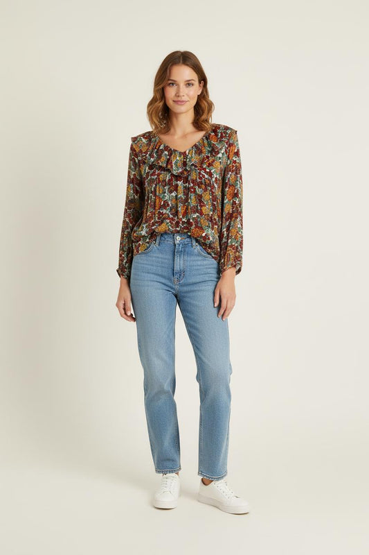 Blouse multicolore - Taille L/40