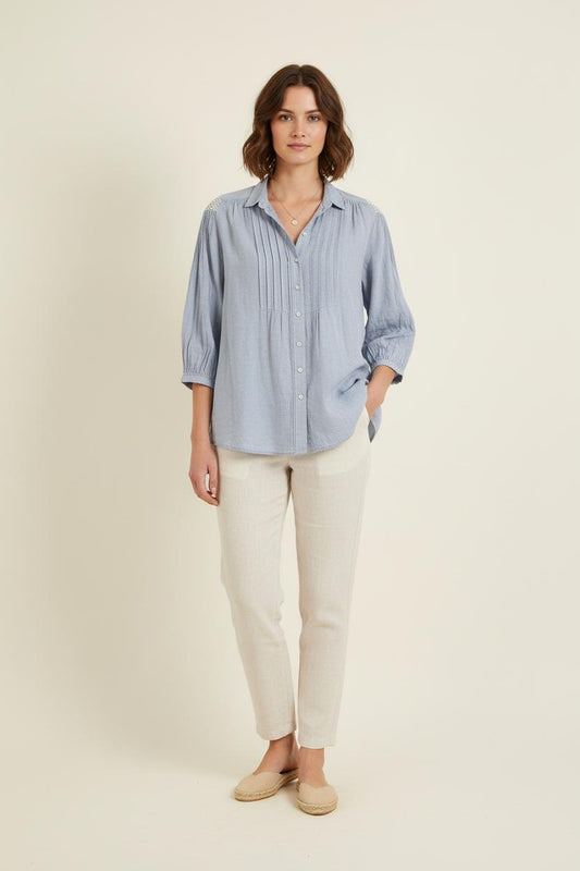 Blouse Bleue - Taille L/40