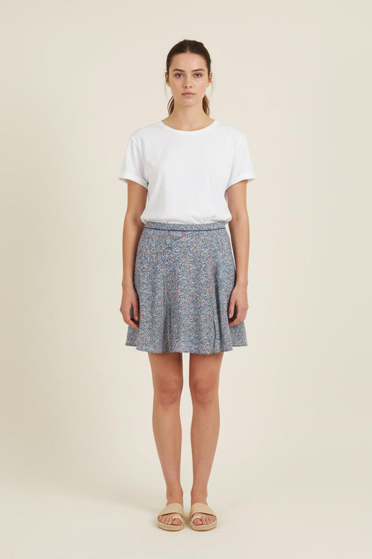 Jupe Courte Multicolore - Taille M/38