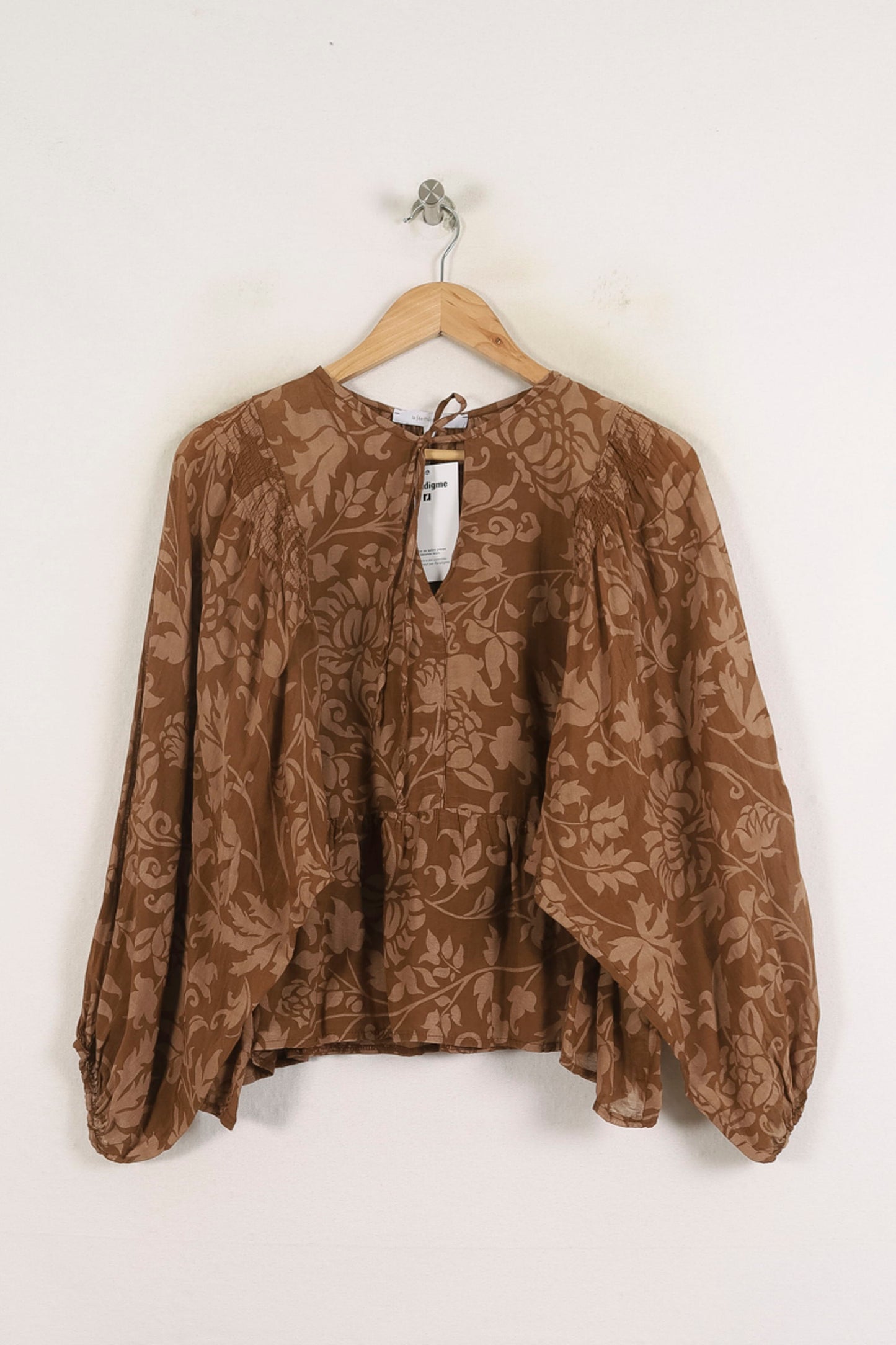 Blouse Marron - Taille M/38