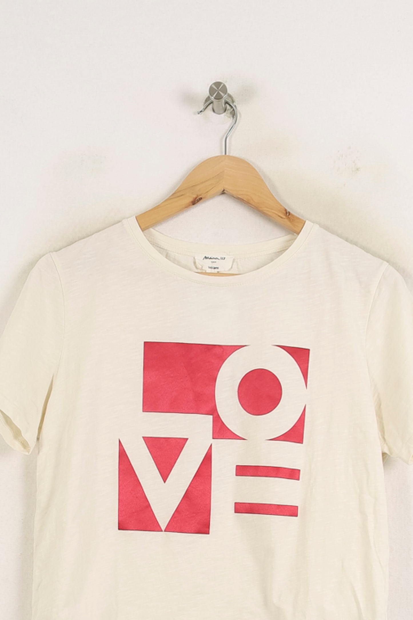 Tee-shirt Blanc et Rouge - Taille M/38