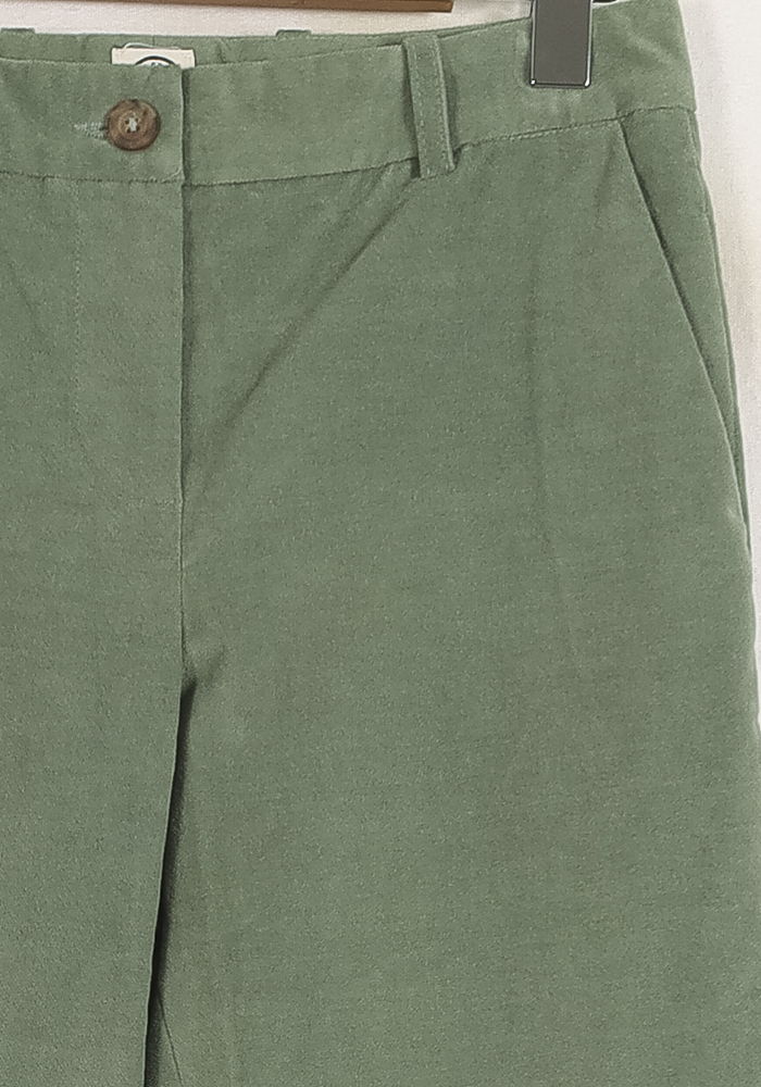 Pantalon Droit Vert - Taille S/36