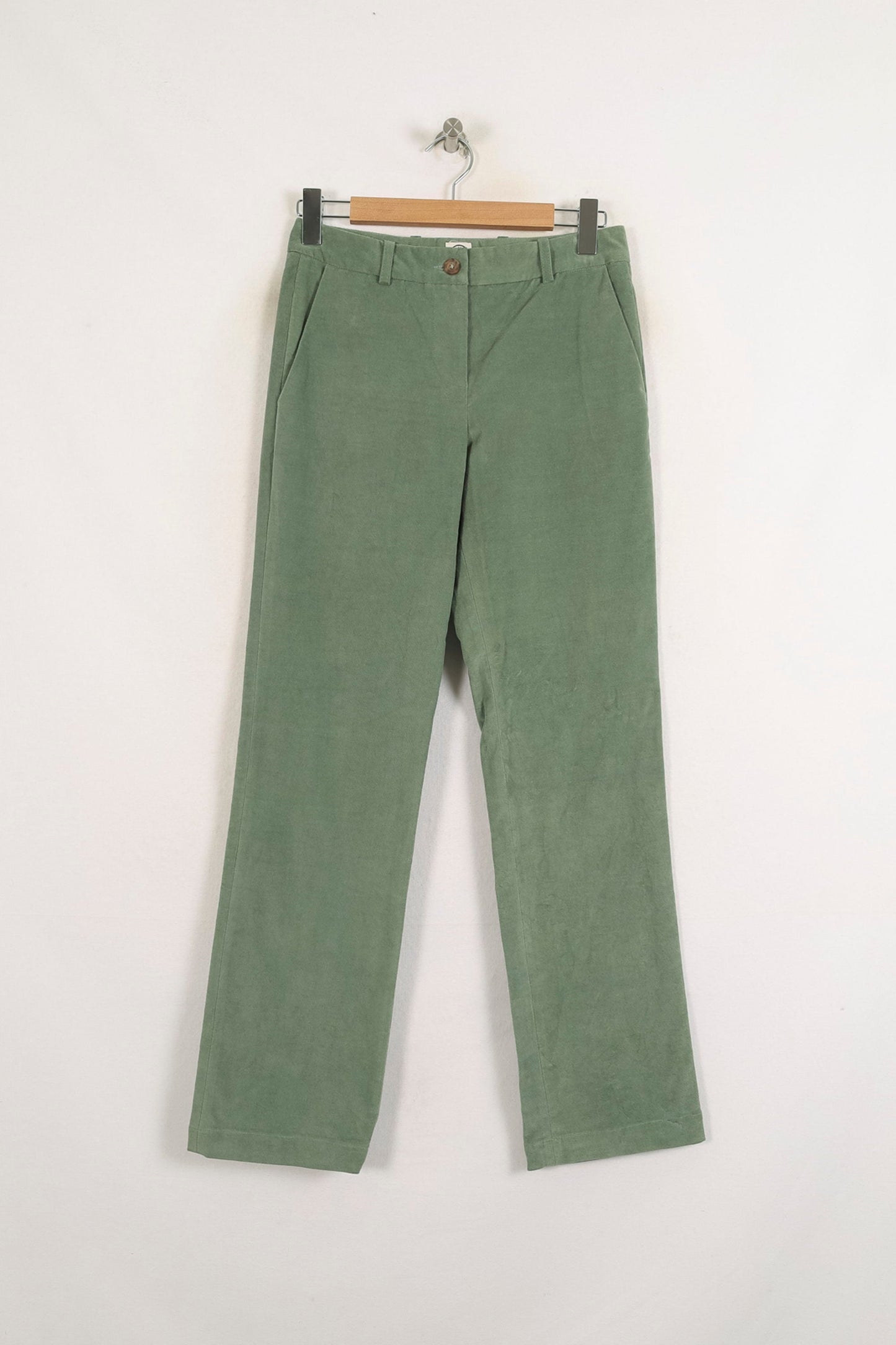 Pantalon Droit Vert - Taille S/36