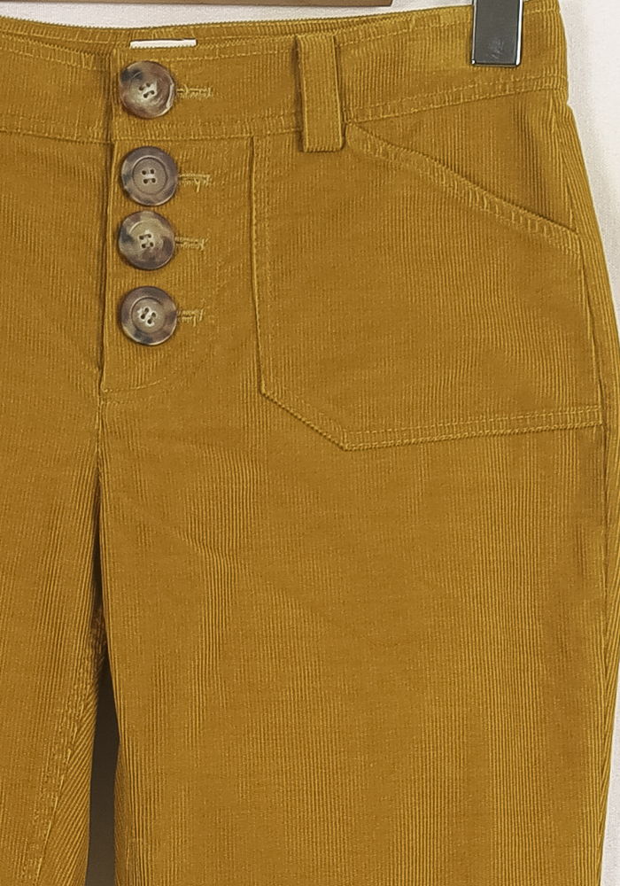 Pantalon Évasé Jaune - Taille S/36