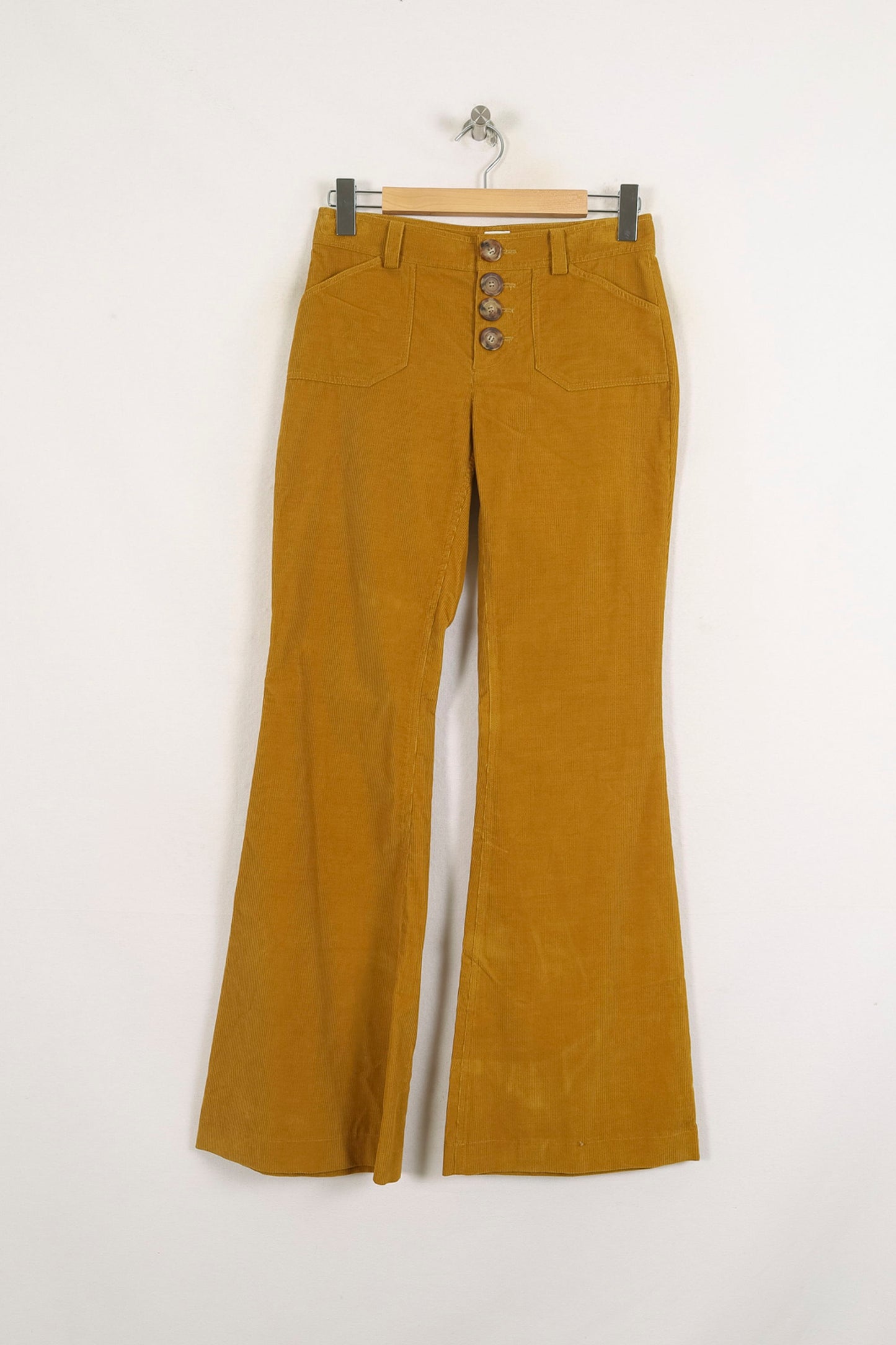 Pantalon Évasé Jaune - Taille S/36