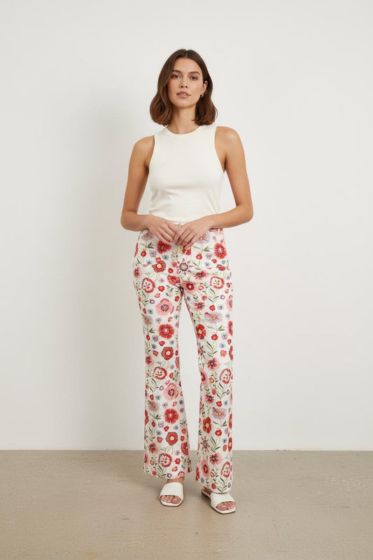 Pantalon Évasé Multicolore - Taille S/36