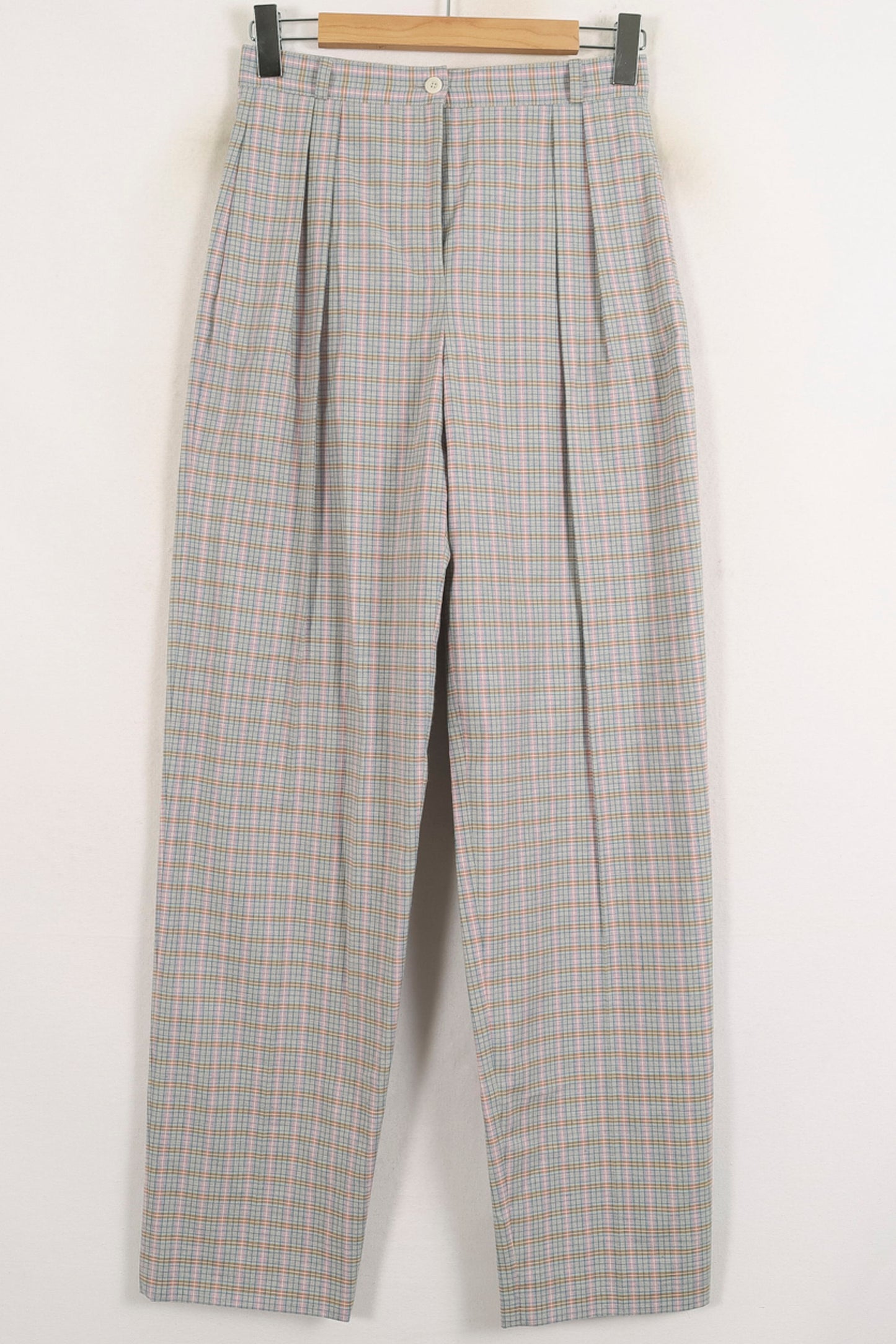 Pantalon Carreaux Gris et Bleu - Taille S/36