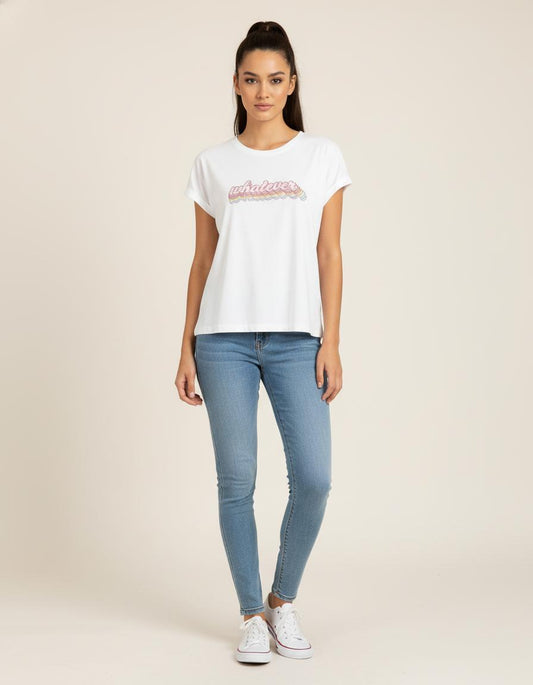 Tee-shirt Blanc - Taille XS/34