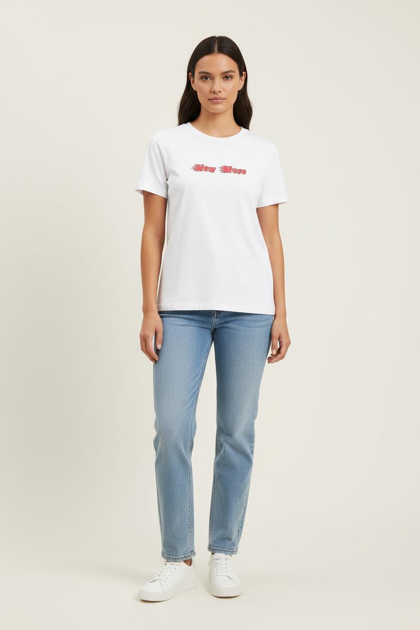 Tee-shirt Blanc - Taille XS/34