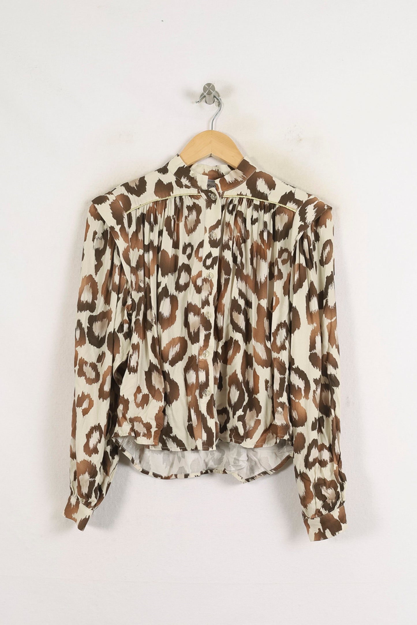Blouse Léopard Beige et Marron - Taille XS/34