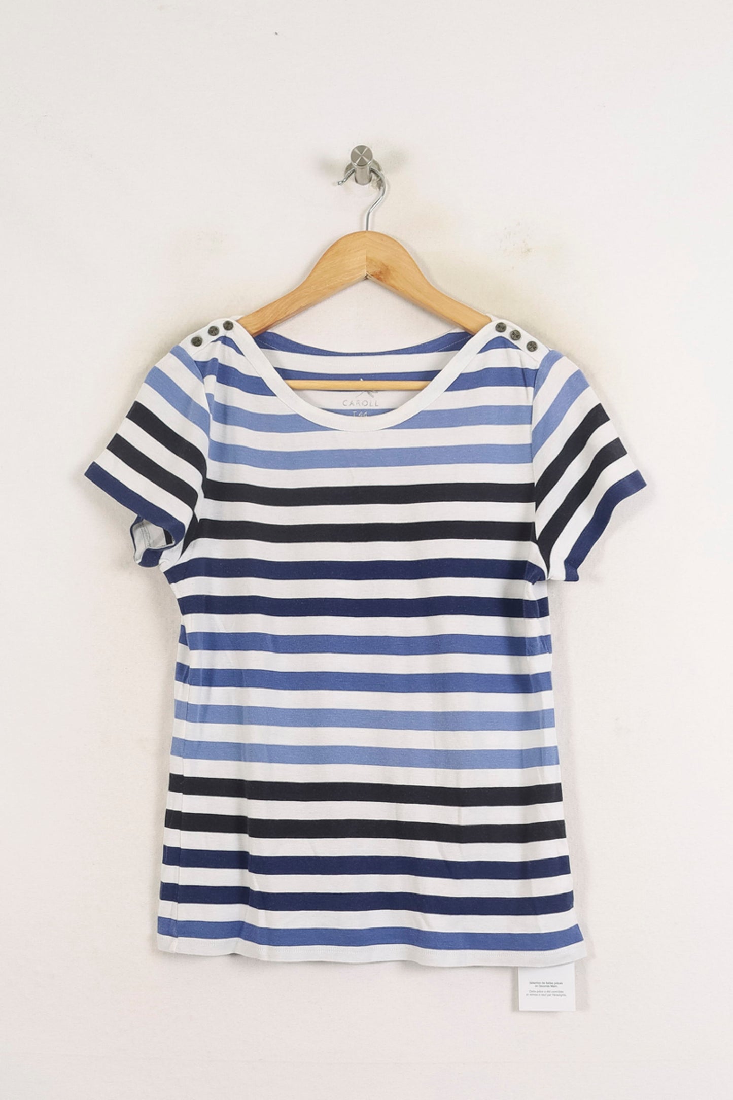 Tee-shirt Bleu et Blanc - Taille XXL/44