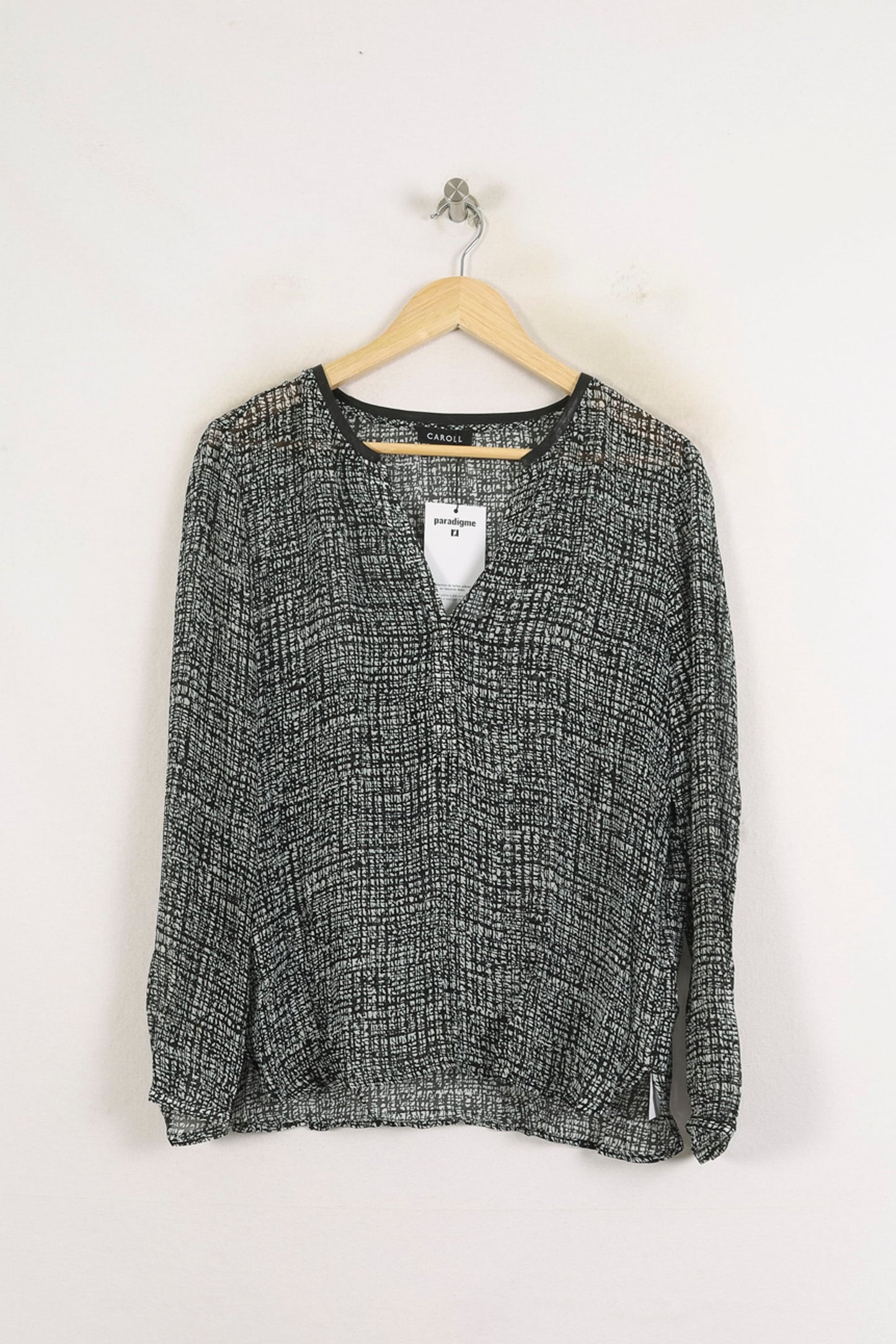 Blouse Noire et Blanche - Taille XXL/44