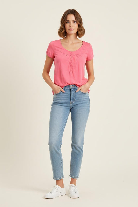 Tee-shirt Rose - Taille L/40