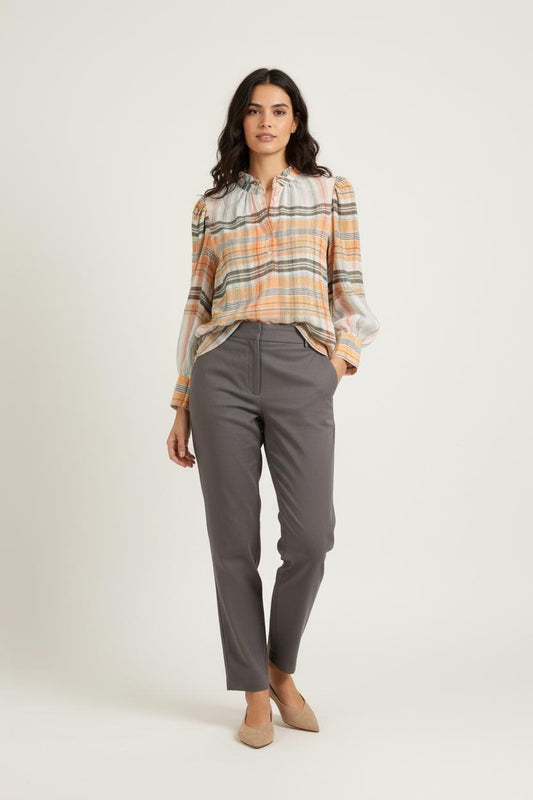 Blouse à Carreaux Multicolore - Taille XS/34