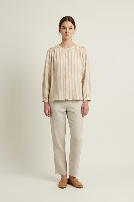 Blouse Rayée Multicolore - Taille XS/34