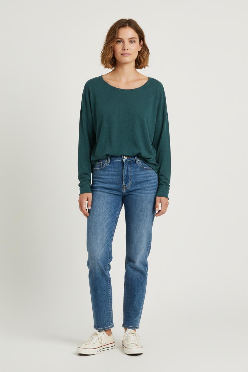 Sweat-shirt Vert - Taille XS/34