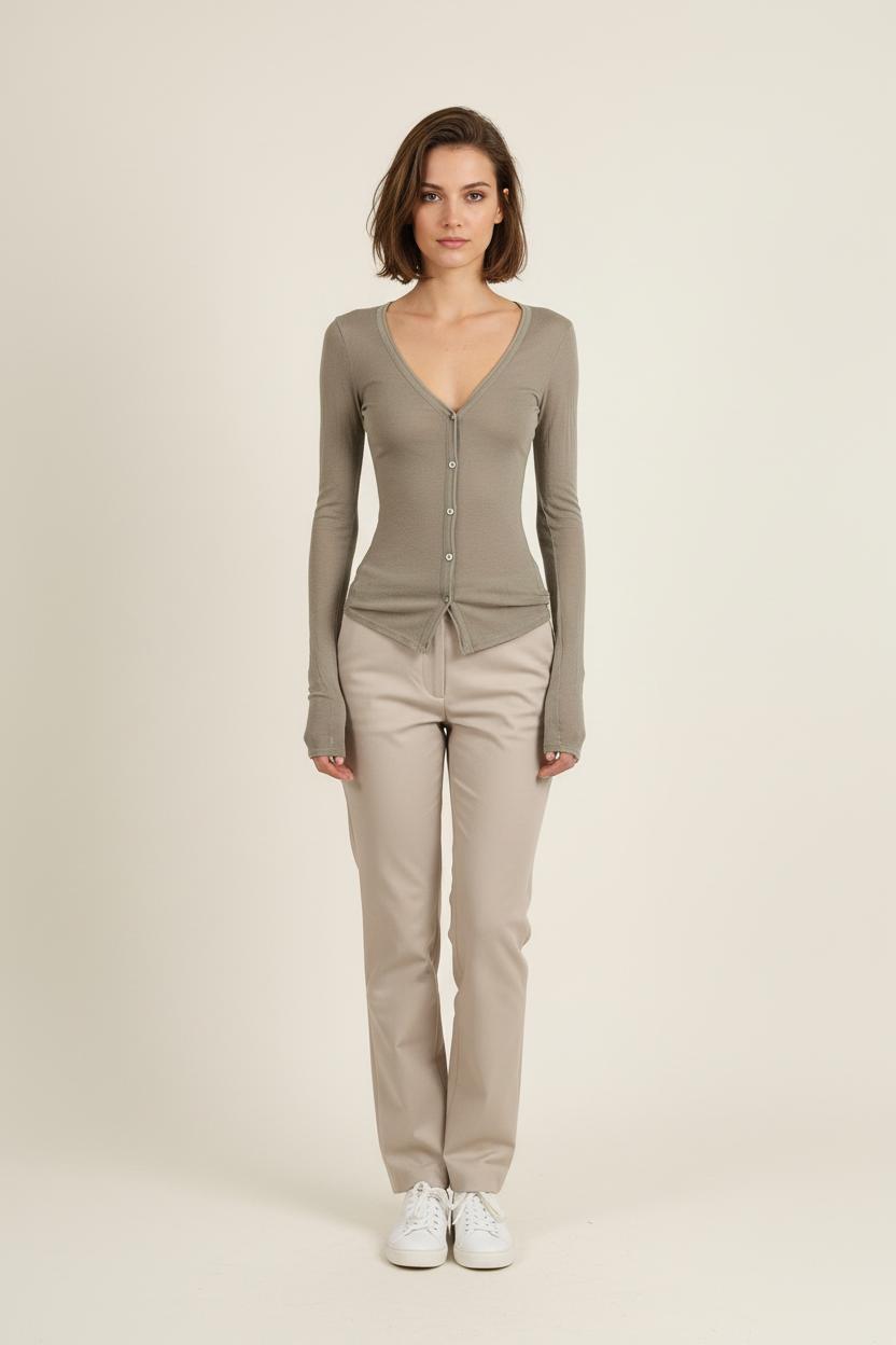 Cardigan Beige - Taille XS/34