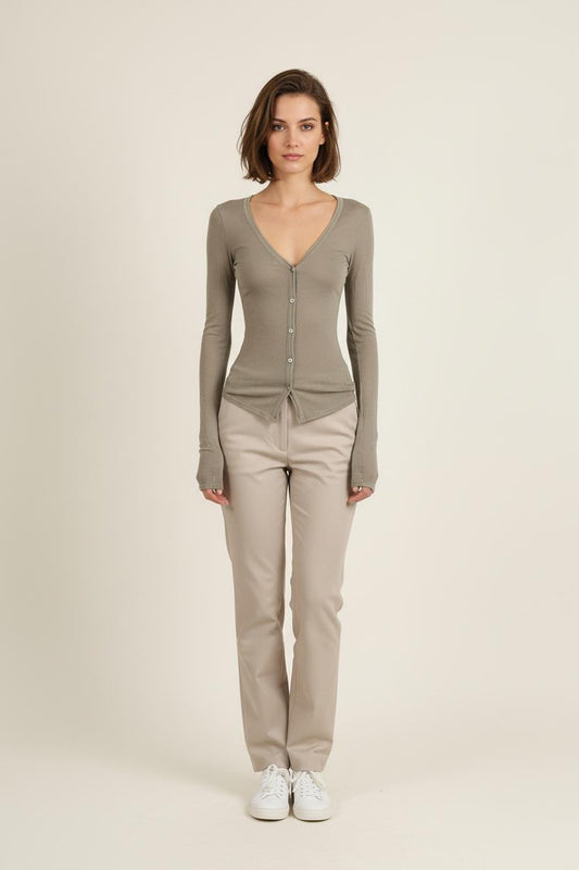 Cardigan Beige - Taille XS/34