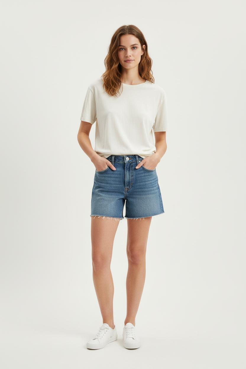 Short en Jean Bleu - Taille M/38