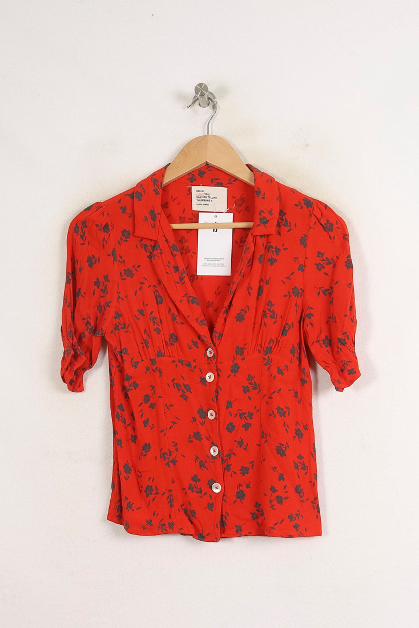 Blouse Rouge - Taille S/36
