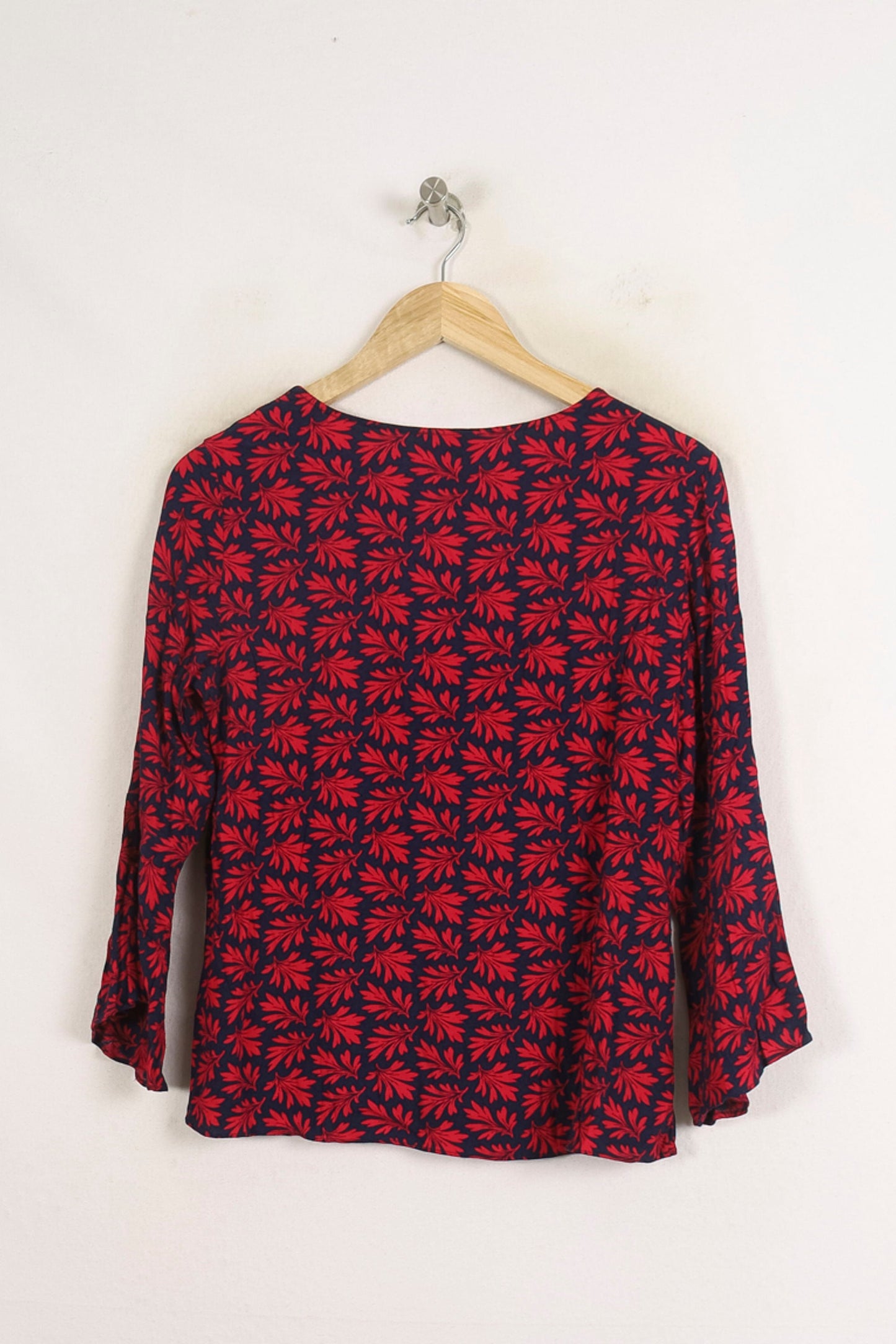 Blouse Rouge et Noire - Taille L/40