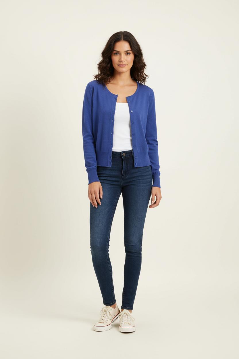 Cardigan Bleu - Taille S/36