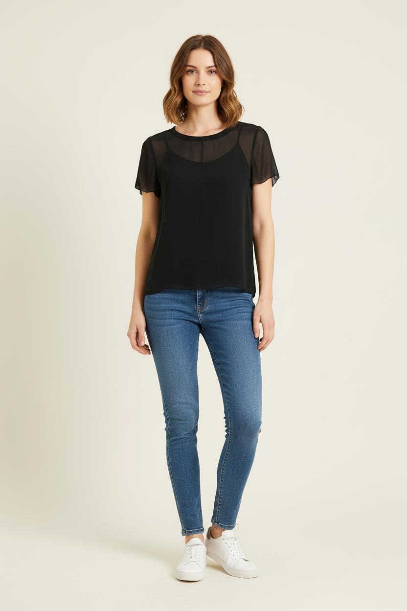 Chemisier noir - Taille M/38