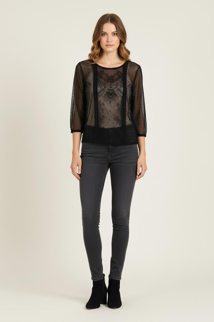 Blouse Noire - Taille XXL/44