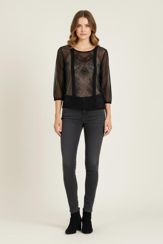 Blouse Noire - Taille XXL/44