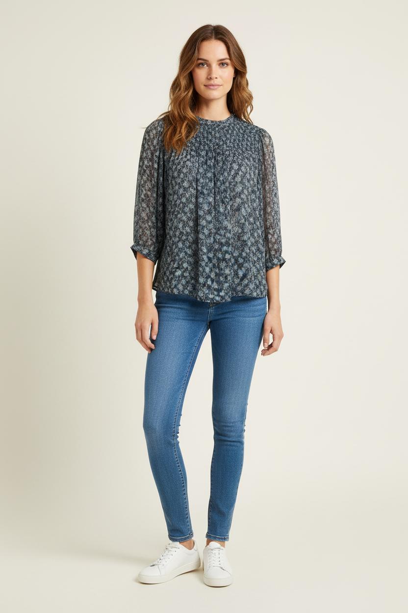 Blouse Bleu - Taille L/40