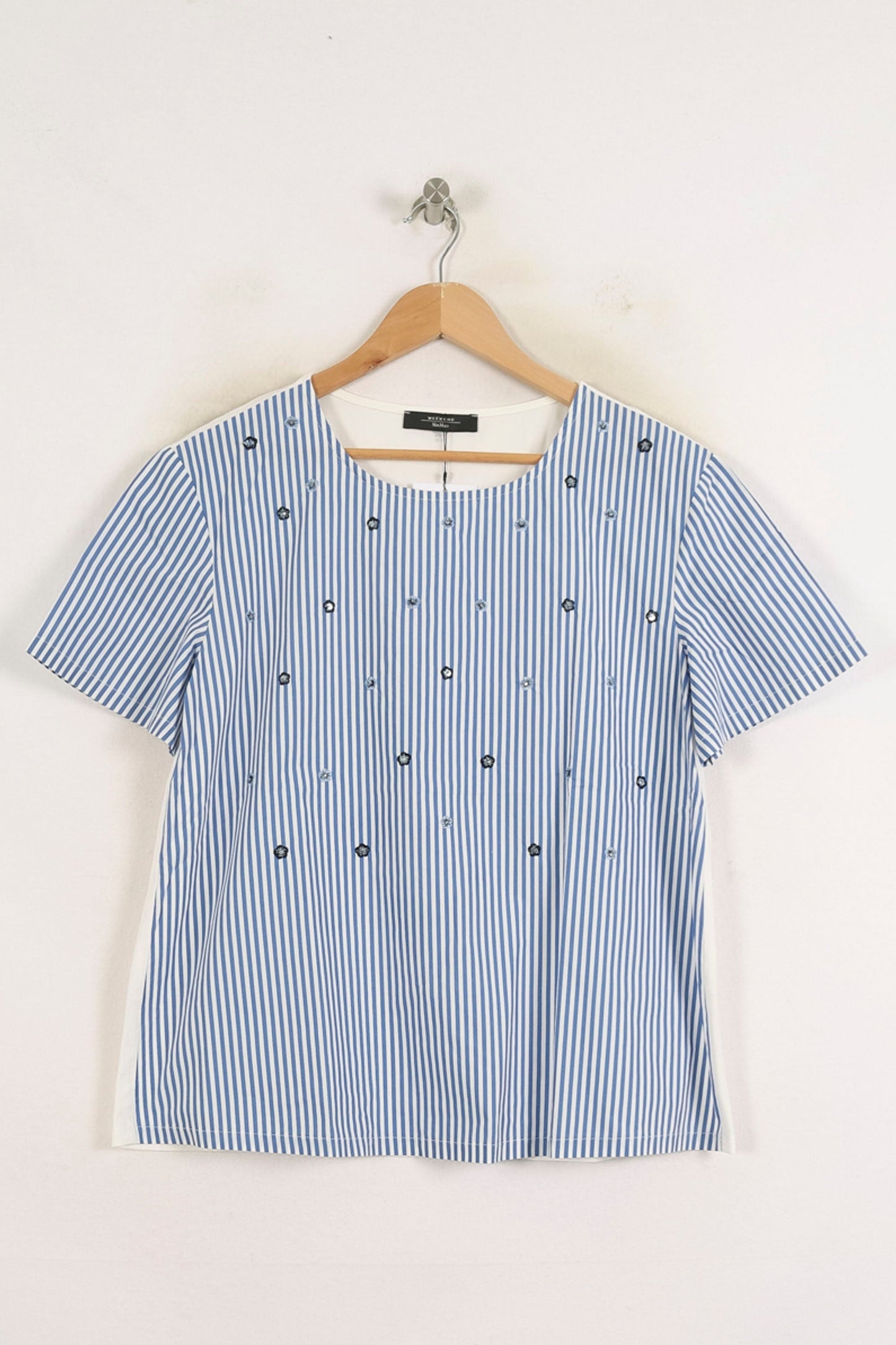 Tee-shirt Bleu et Blanc - Taille S/36
