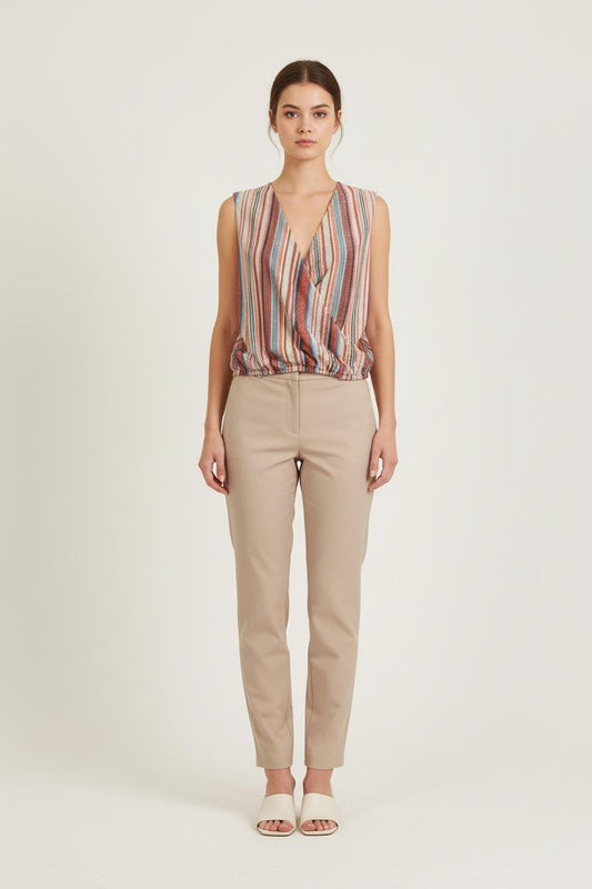 Top Sans Manches Multicolore - Taille S/36